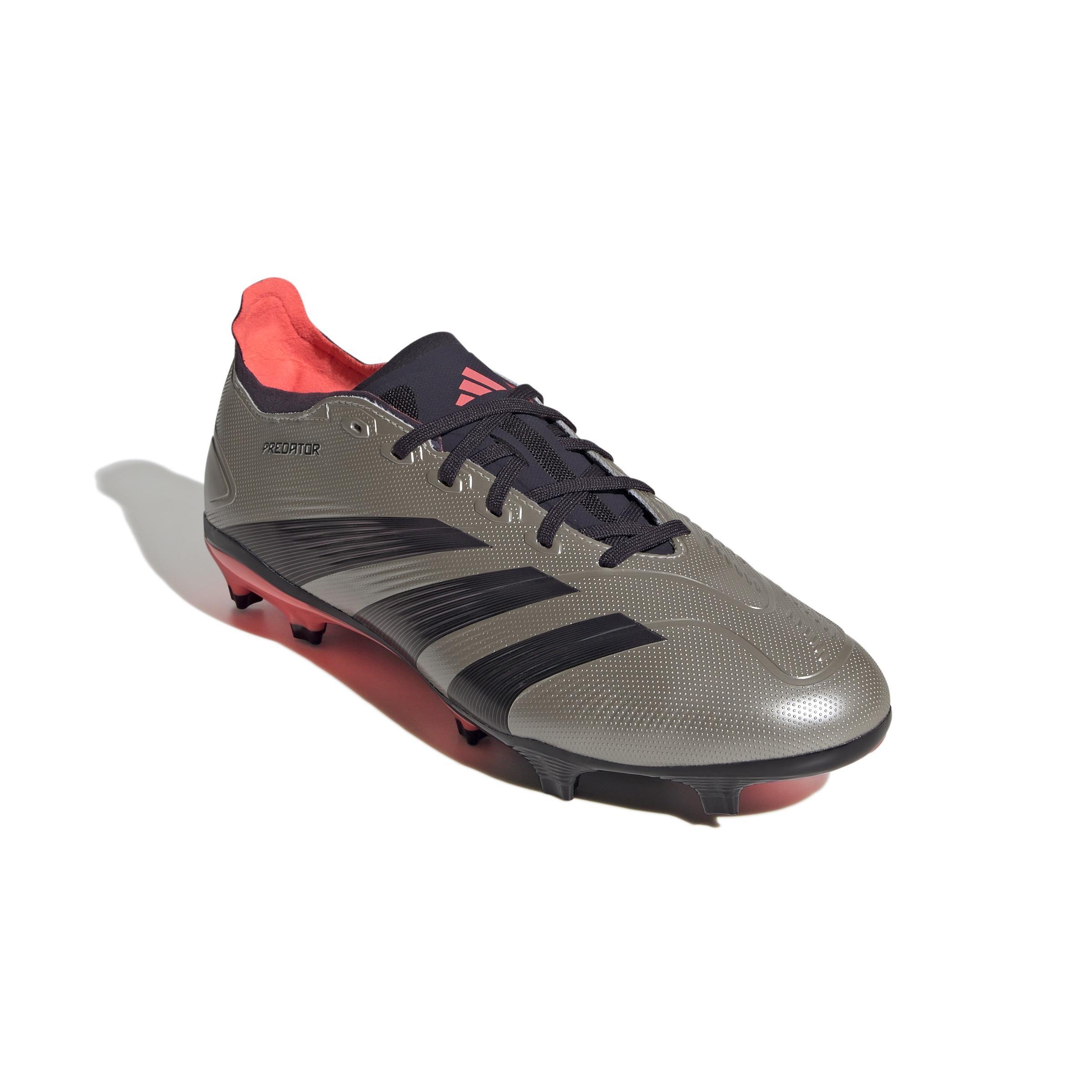 Predator League Firm Ground Football Boots, Grey, A701_ONE, large image number 1