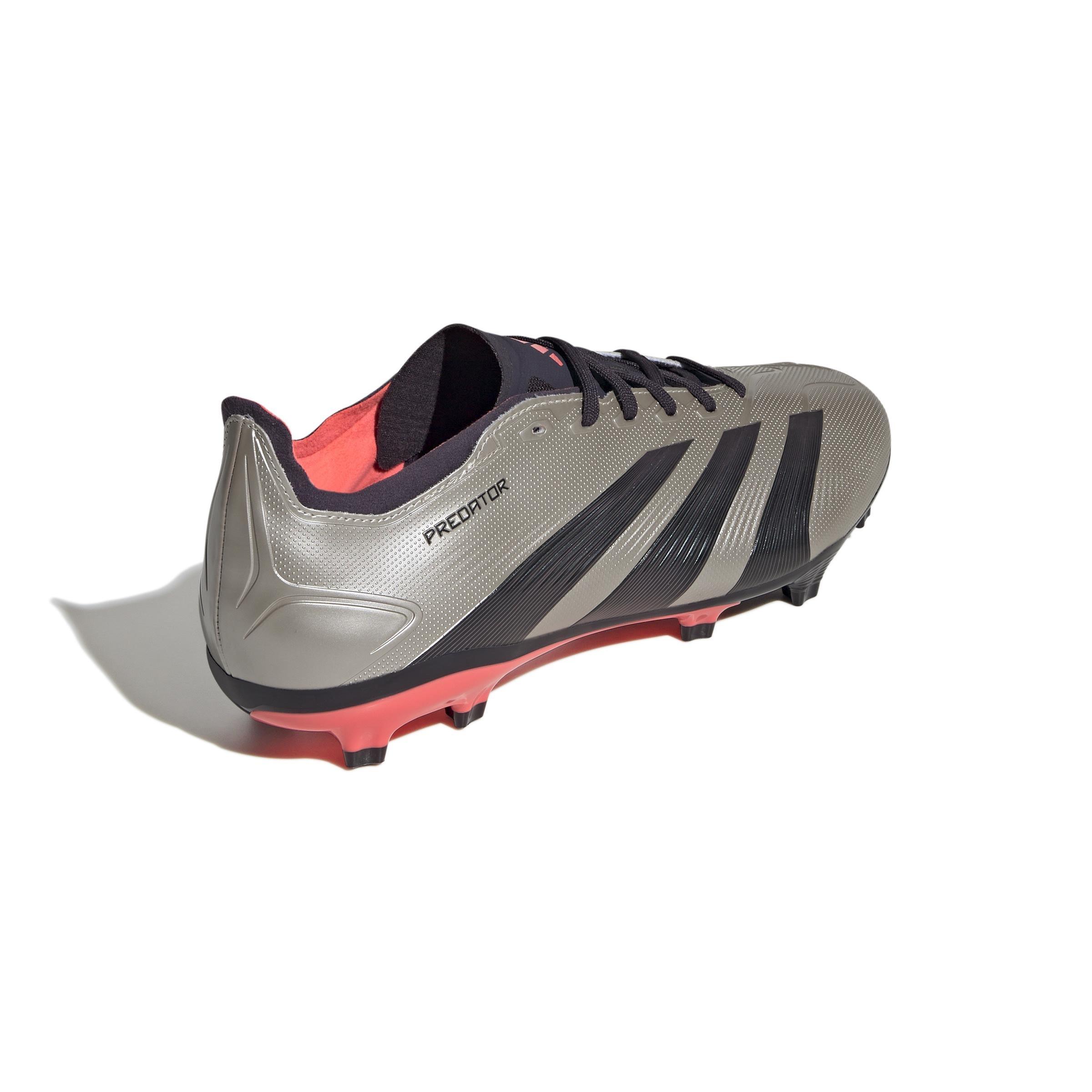 Predator League Firm Ground Football Boots, Grey, A701_ONE, large image number 2