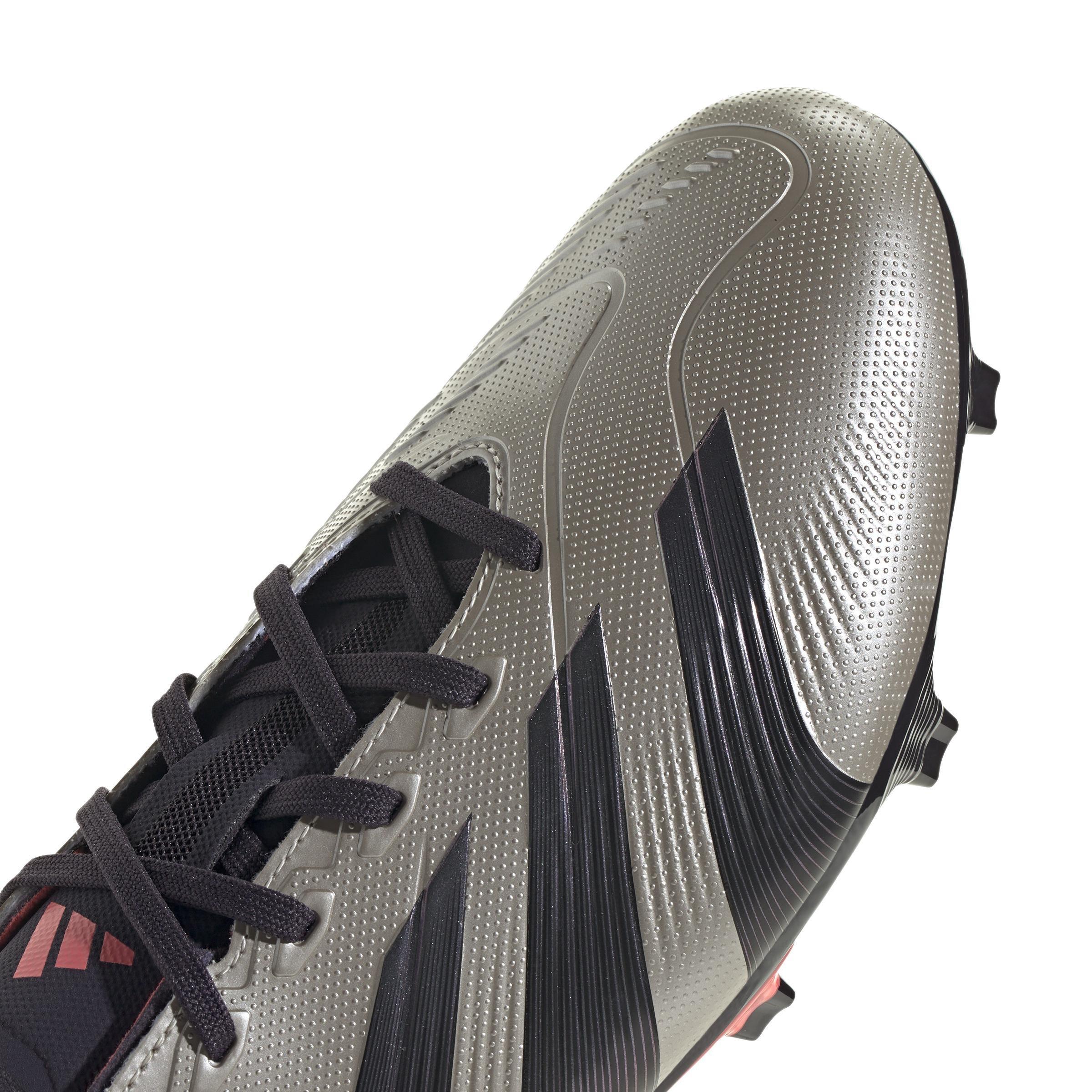 Predator League Firm Ground Football Boots, Grey, A701_ONE, large image number 4