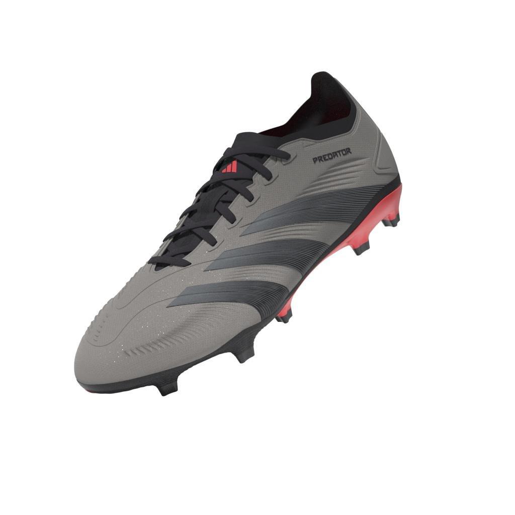 Predator League Firm Ground Football Boots, Grey, A701_ONE, large image number 6