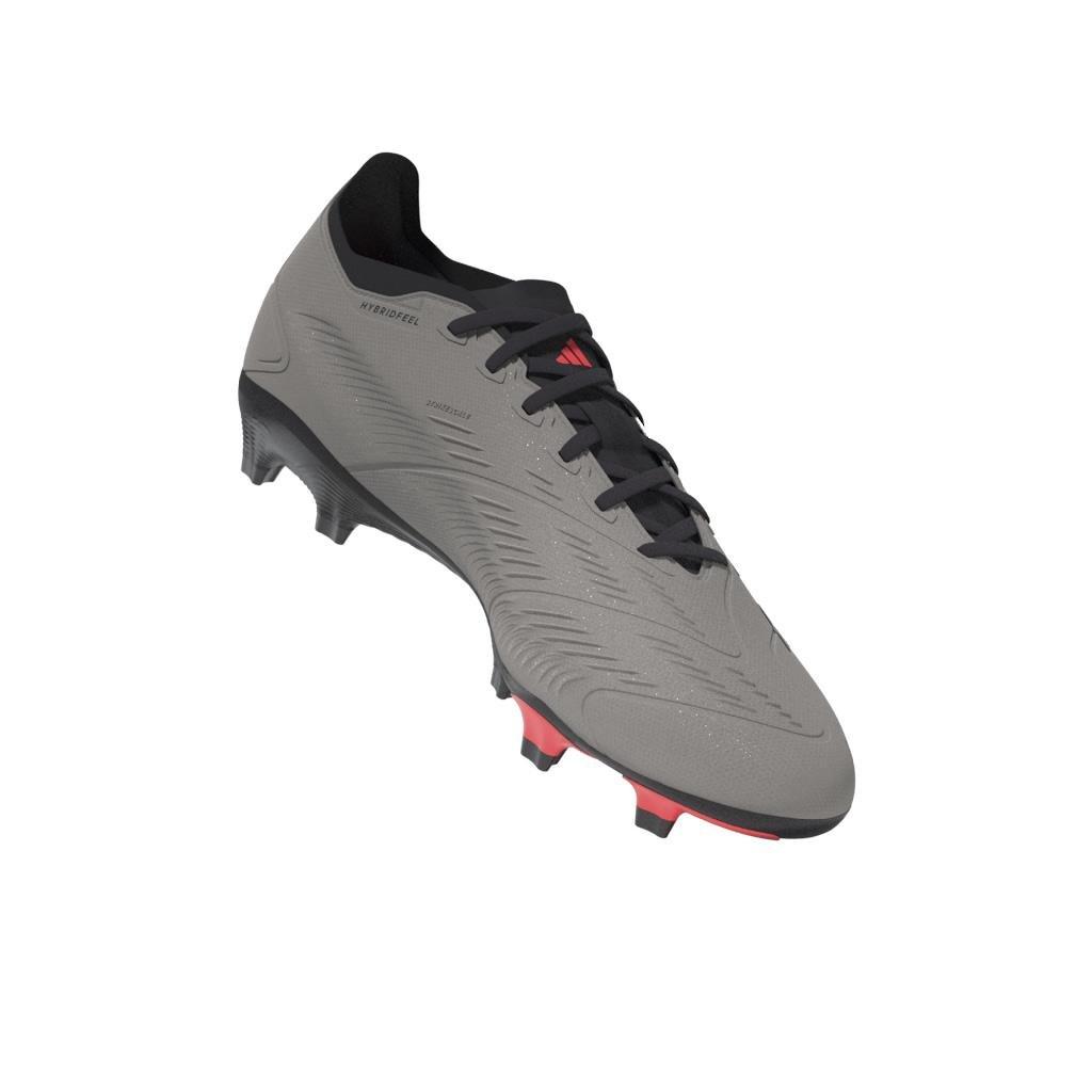 Predator League Firm Ground Football Boots, Grey, A701_ONE, large image number 12