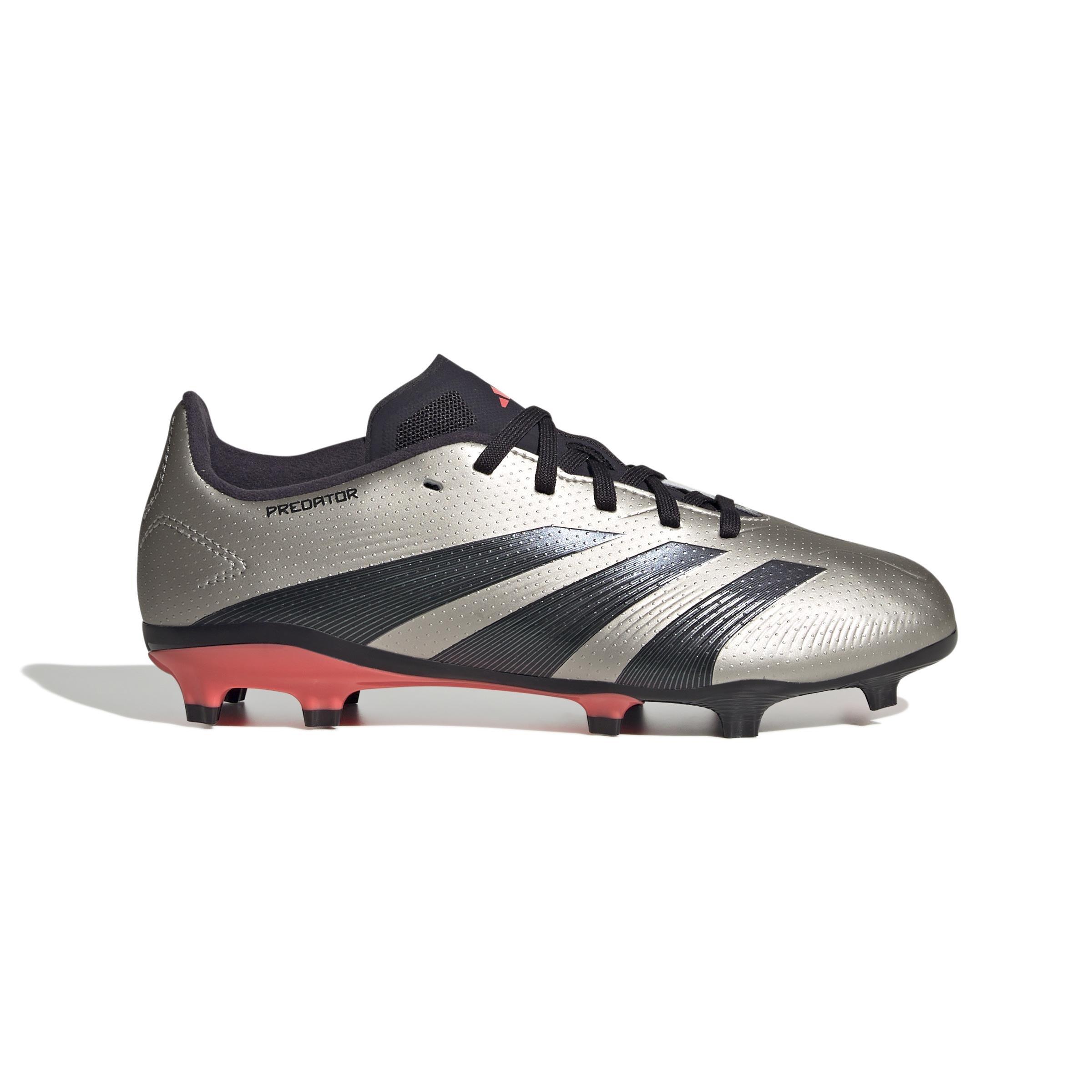 Predator League Junior Football Boots Firm Ground, Grey, A701_ONE, large image number 0