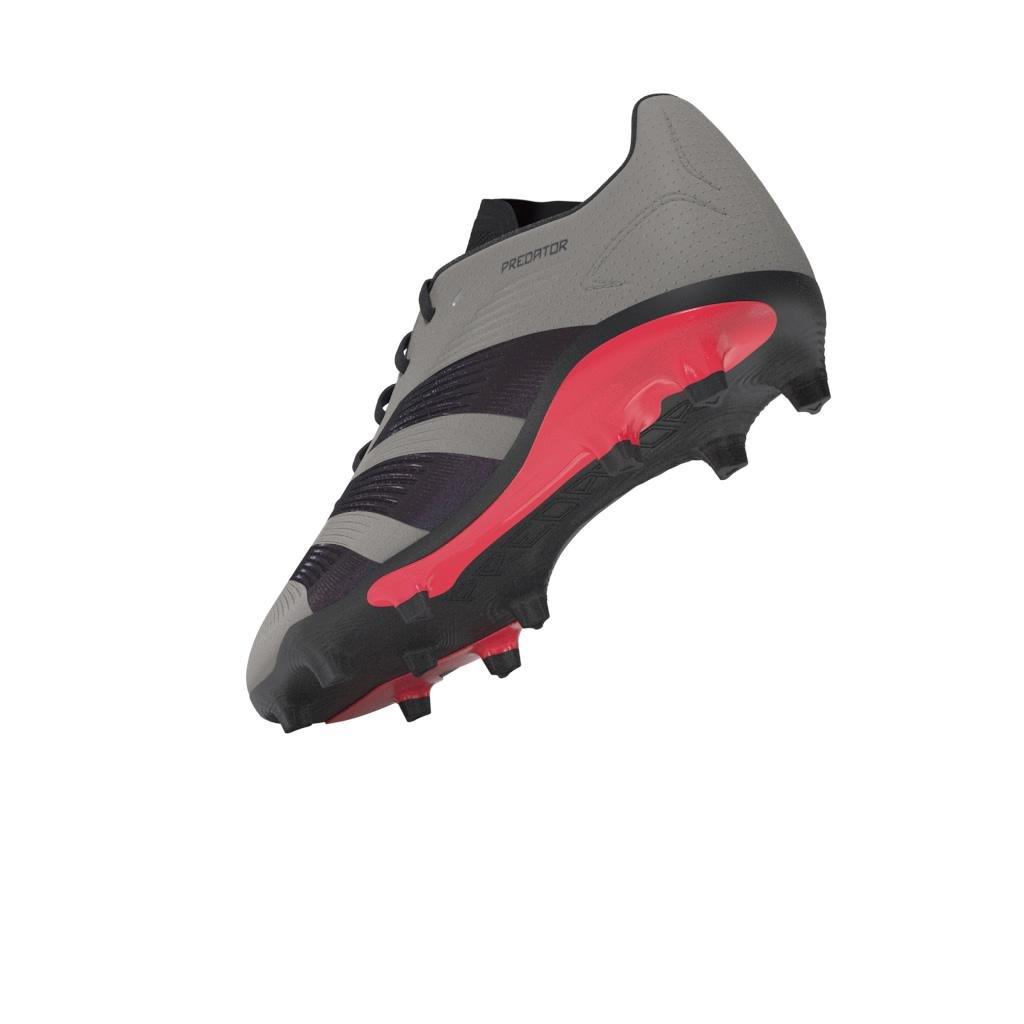 Predator League Junior Football Boots Firm Ground, Grey, A701_ONE, large image number 8