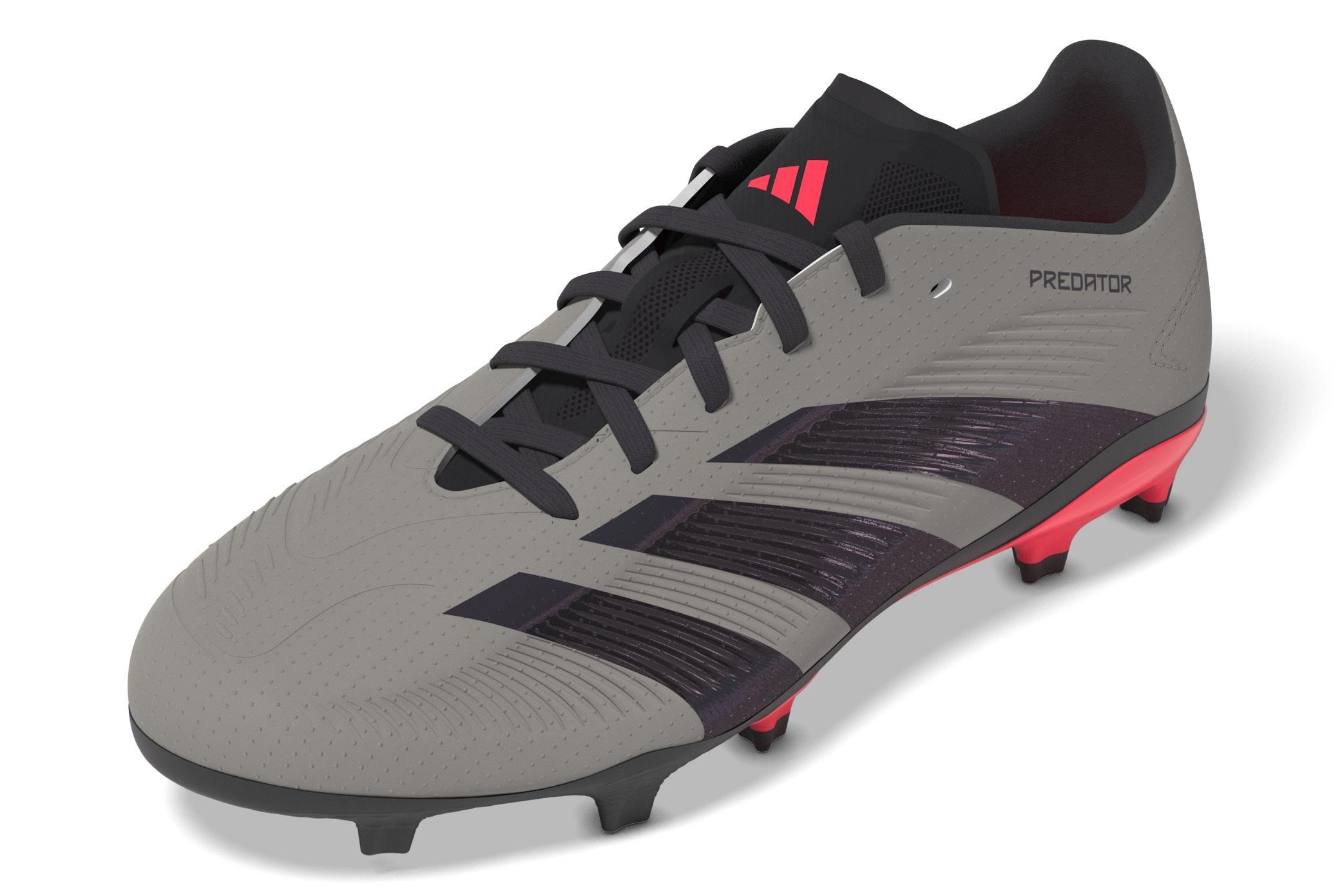 Predator League Junior Football Boots Firm Ground, Grey, A701_ONE, large image number 13