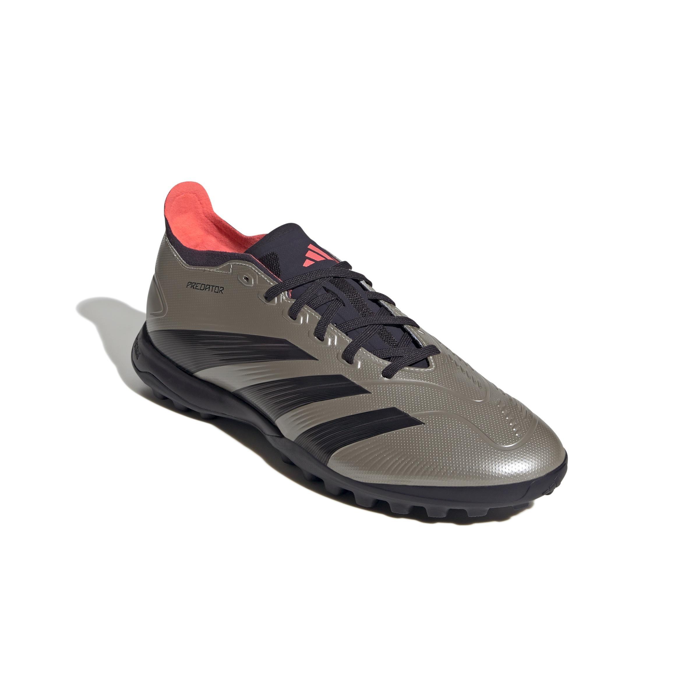 Predator League Turf Football Boots, Grey, A701_ONE, large image number 1