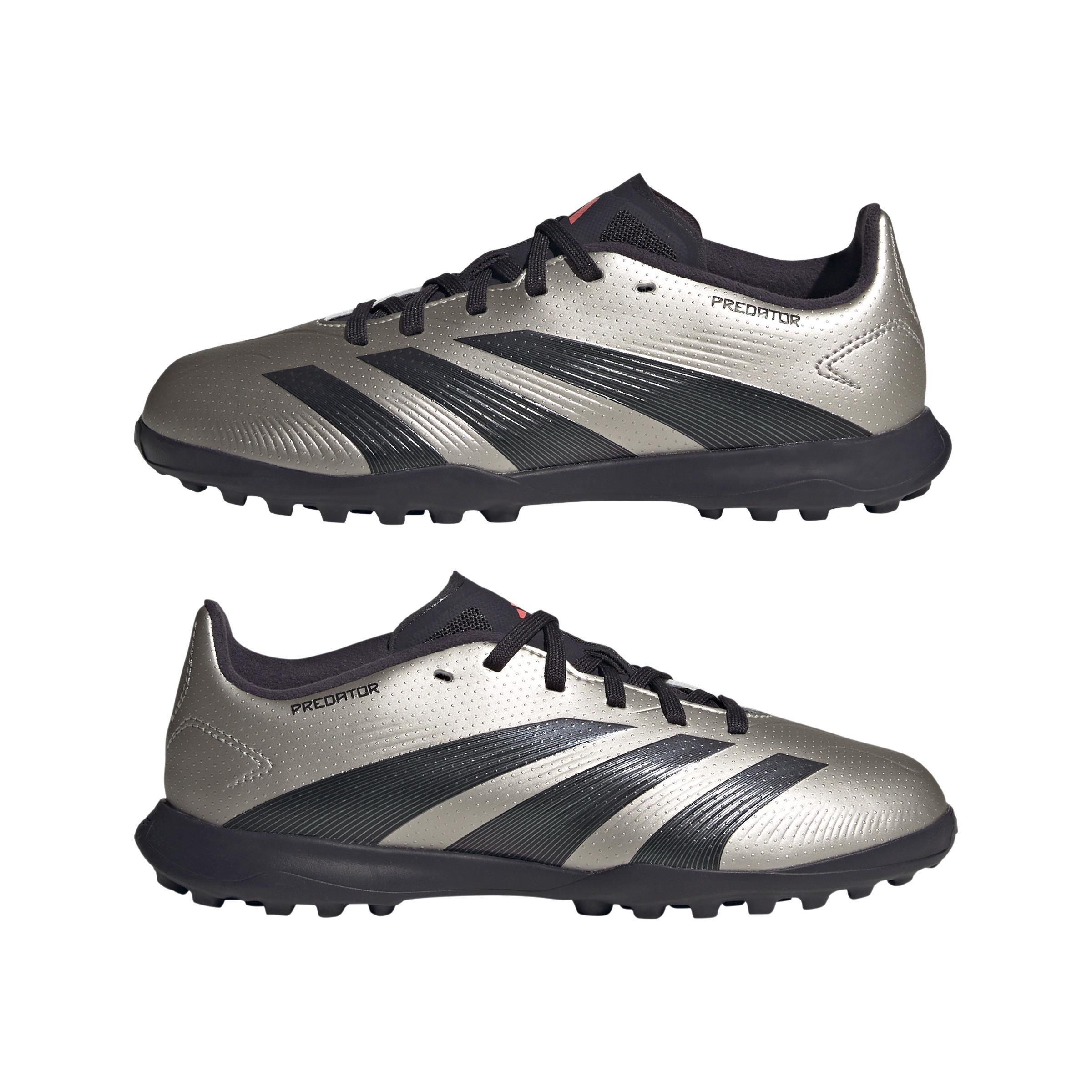 Predator League J Football Boots Turf, Grey, A701_ONE, large image number 12