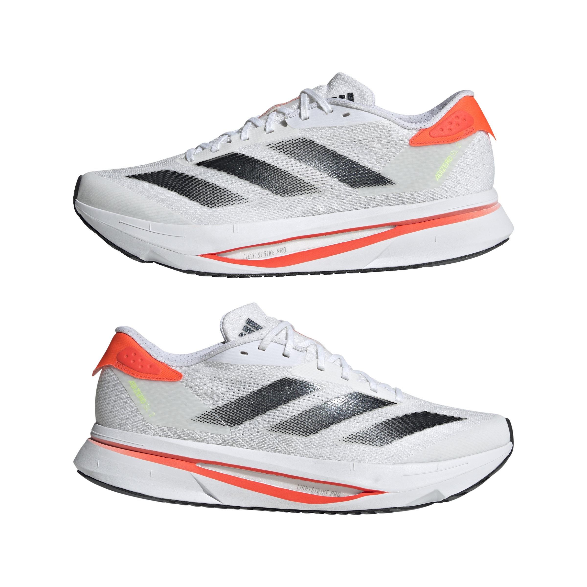 Adizero Sl2 Running Shoes, White, , large image number 9