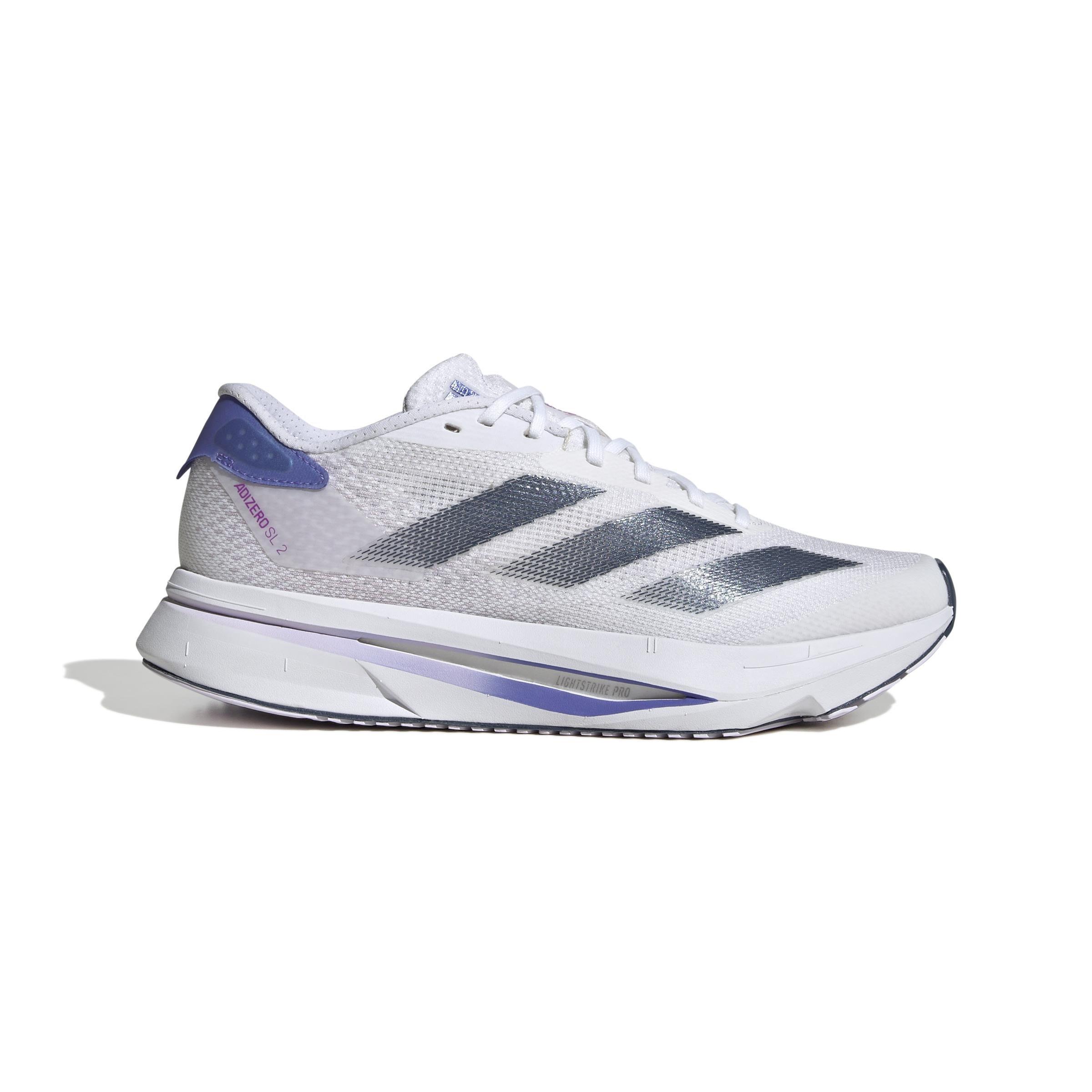 Adizero SL2 Running Shoes, White, A701_ONE, large image number 0