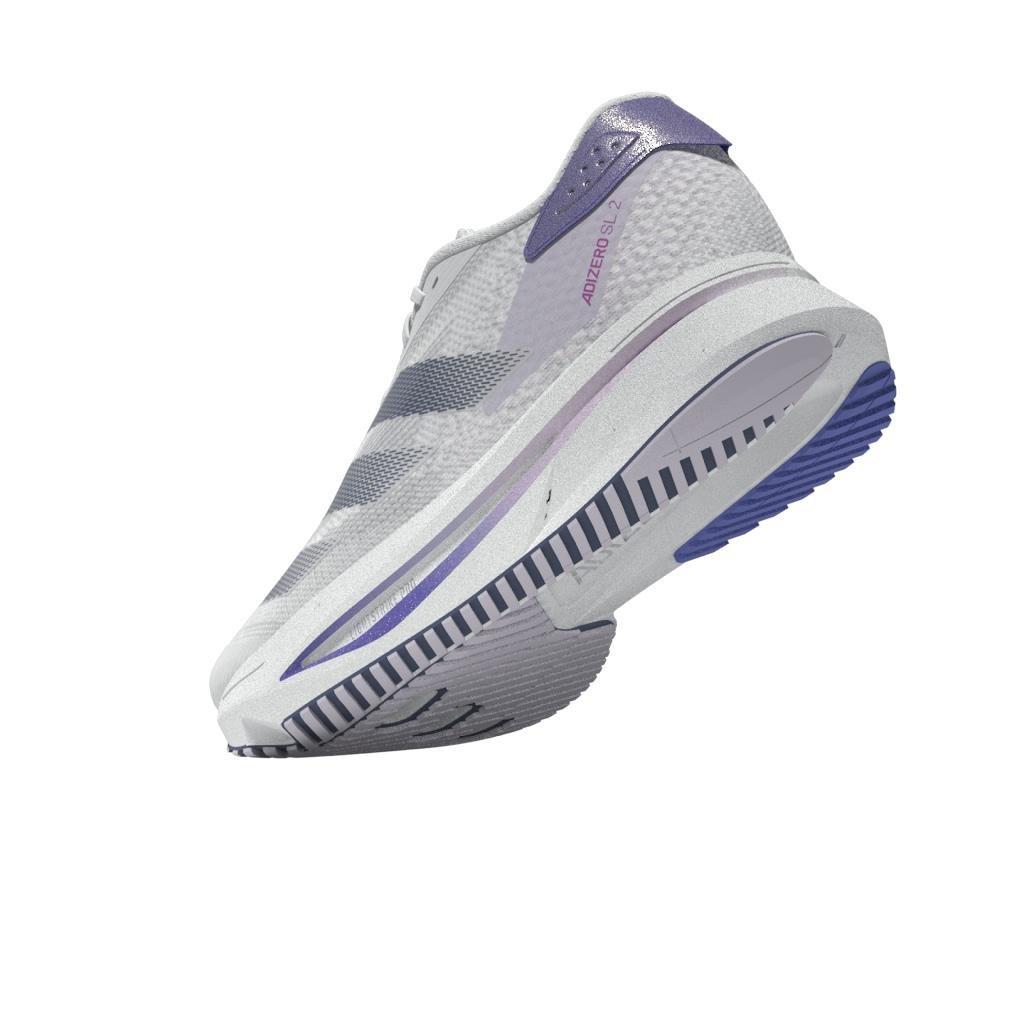 Adizero SL2 Running Shoes, White, A701_ONE, large image number 10