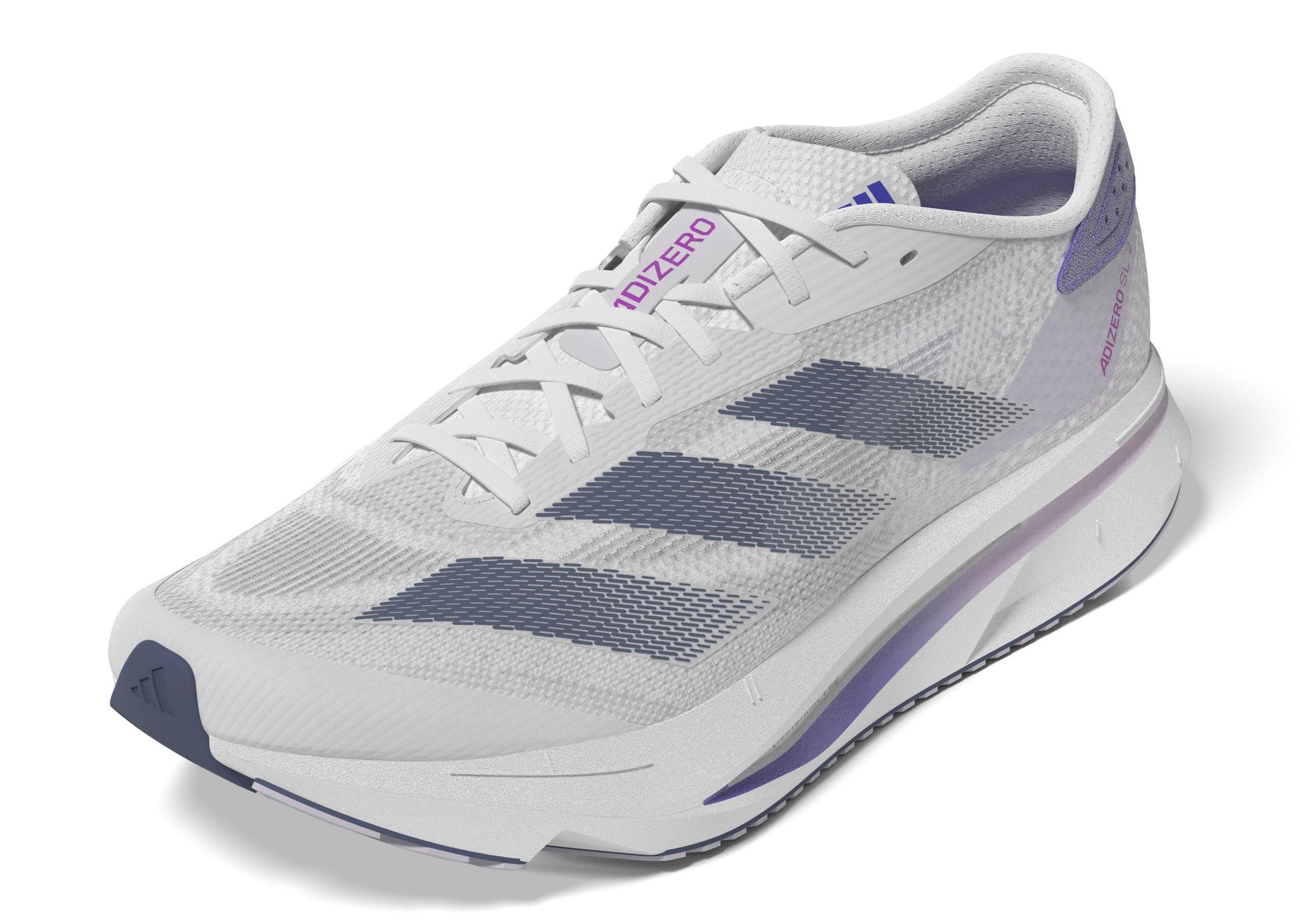 Adizero SL2 Running Shoes, White, A701_ONE, large image number 13