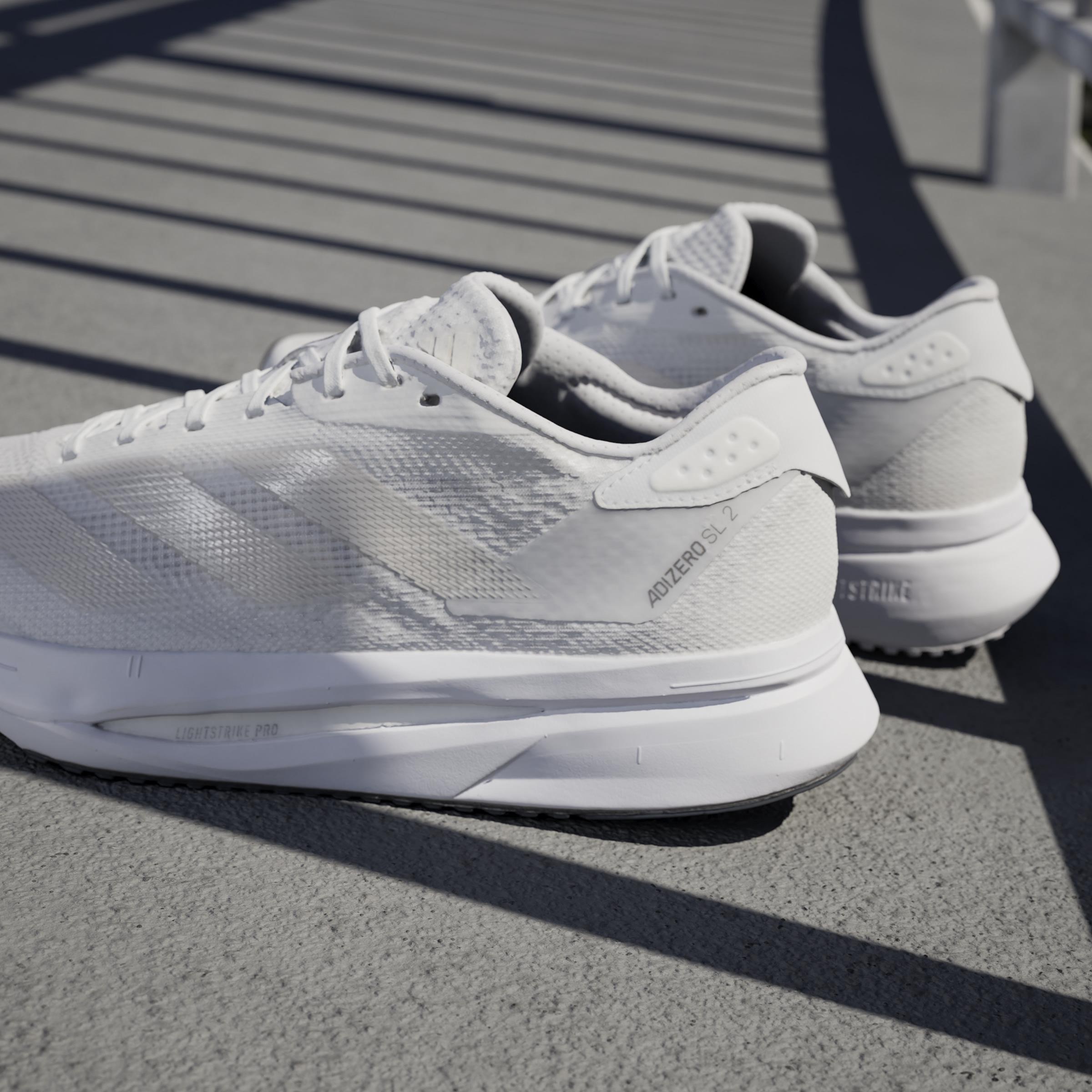 Adizero Sl2 Running Shoes, White, A701_ONE, large image number 6