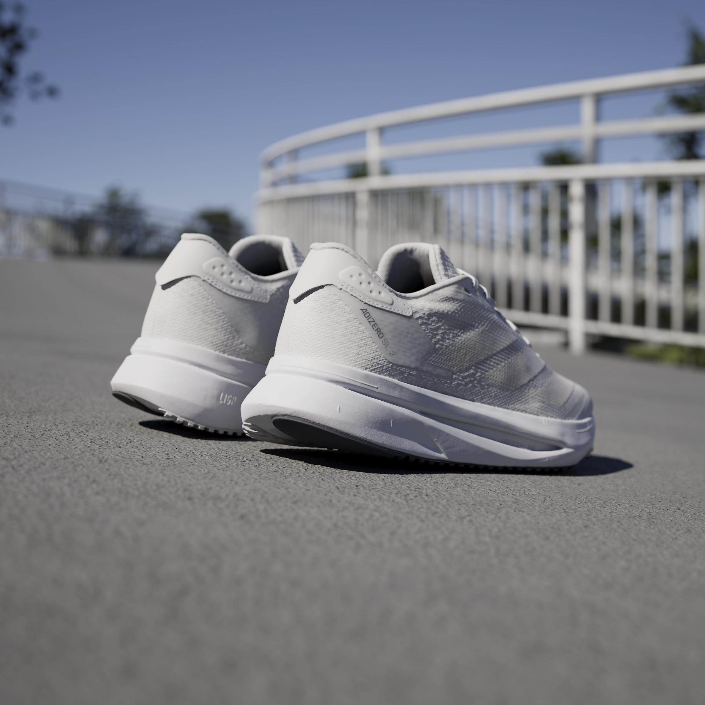 Adizero Sl2 Running Shoes, White, , large image number 10