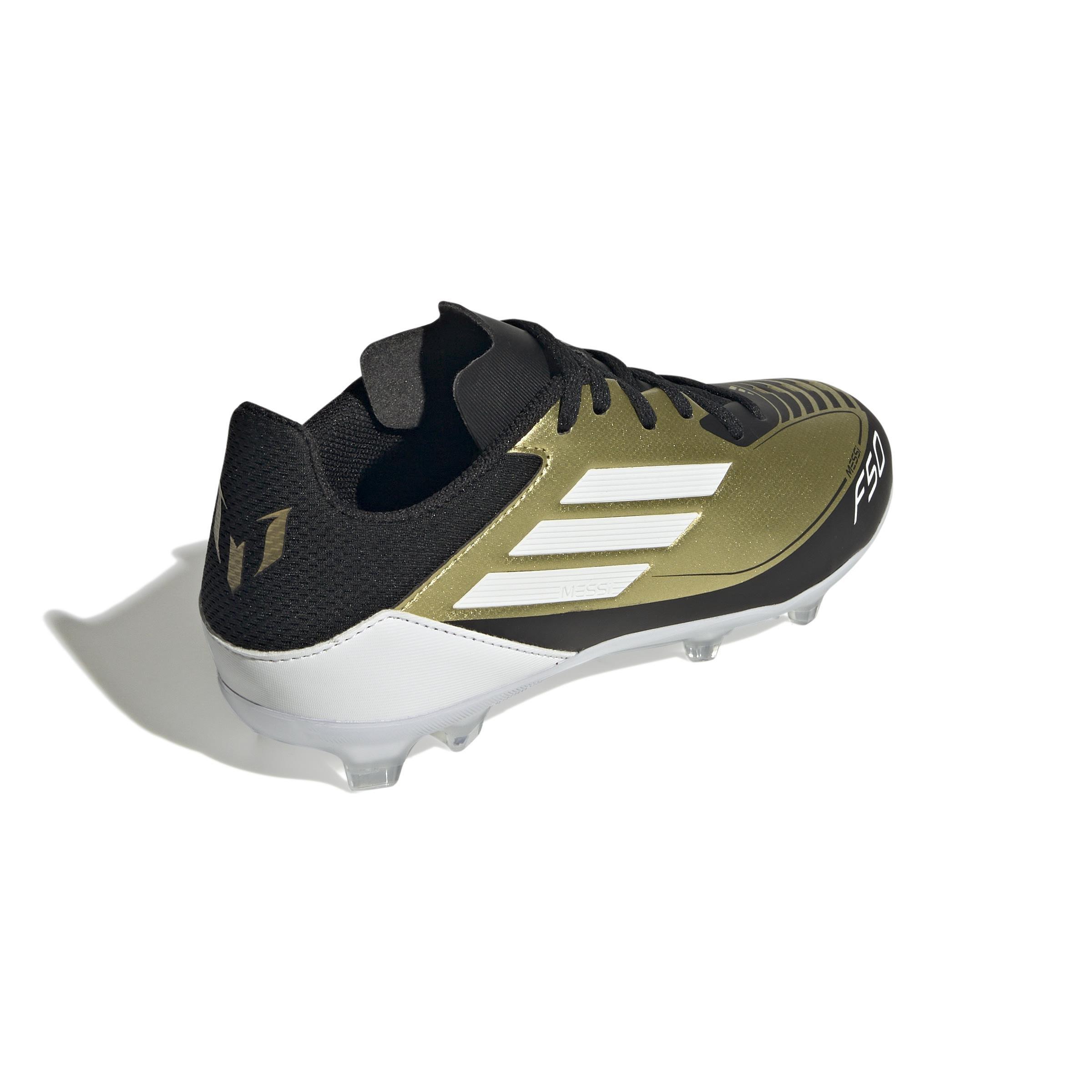 Unisex Messi F50 League Firm/Multi-Ground Boots, Beige, A701_ONE, large image number 2