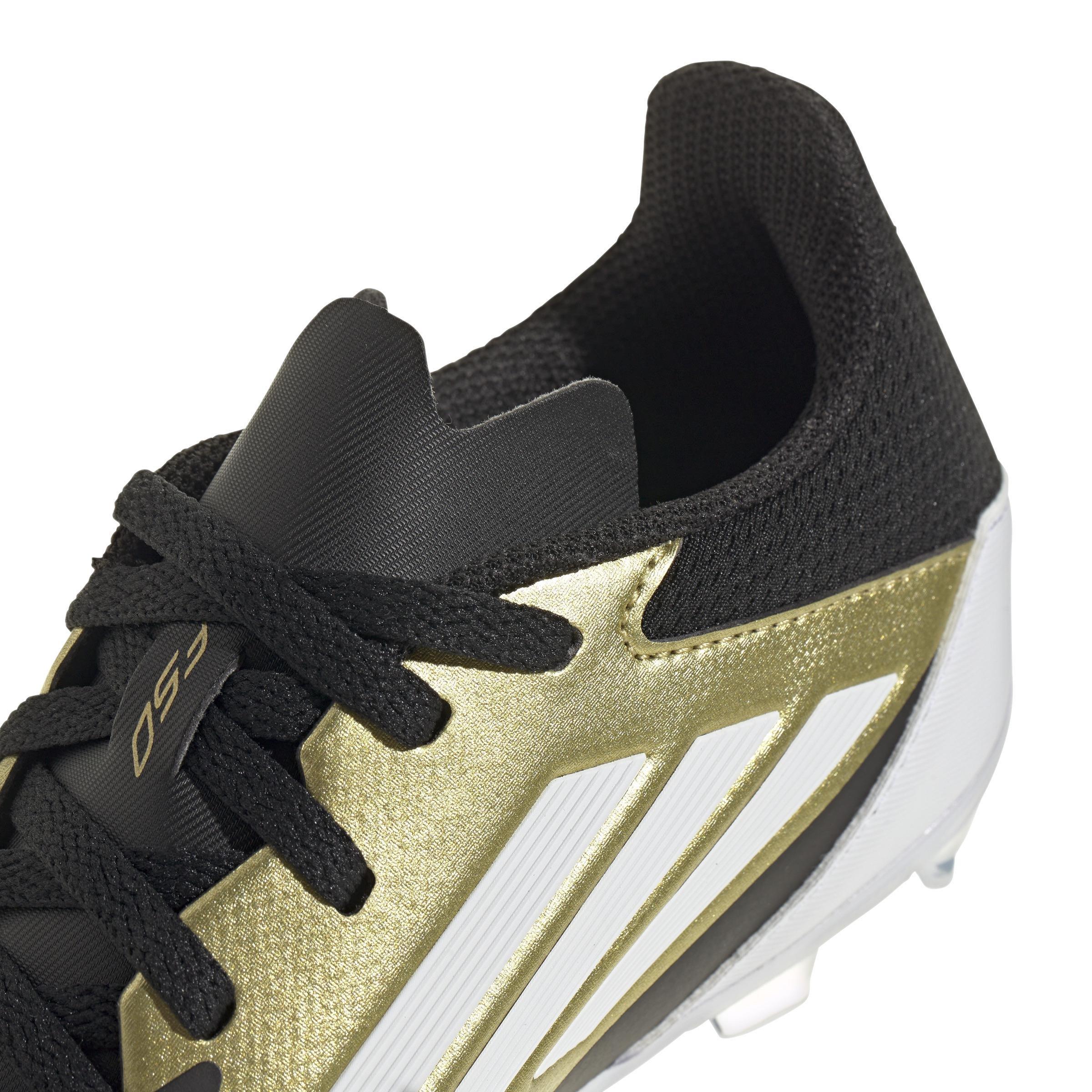 Kids Unisex Messi F50 League Firm/Multi-Ground Boots, Beige, A701_ONE, large image number 4