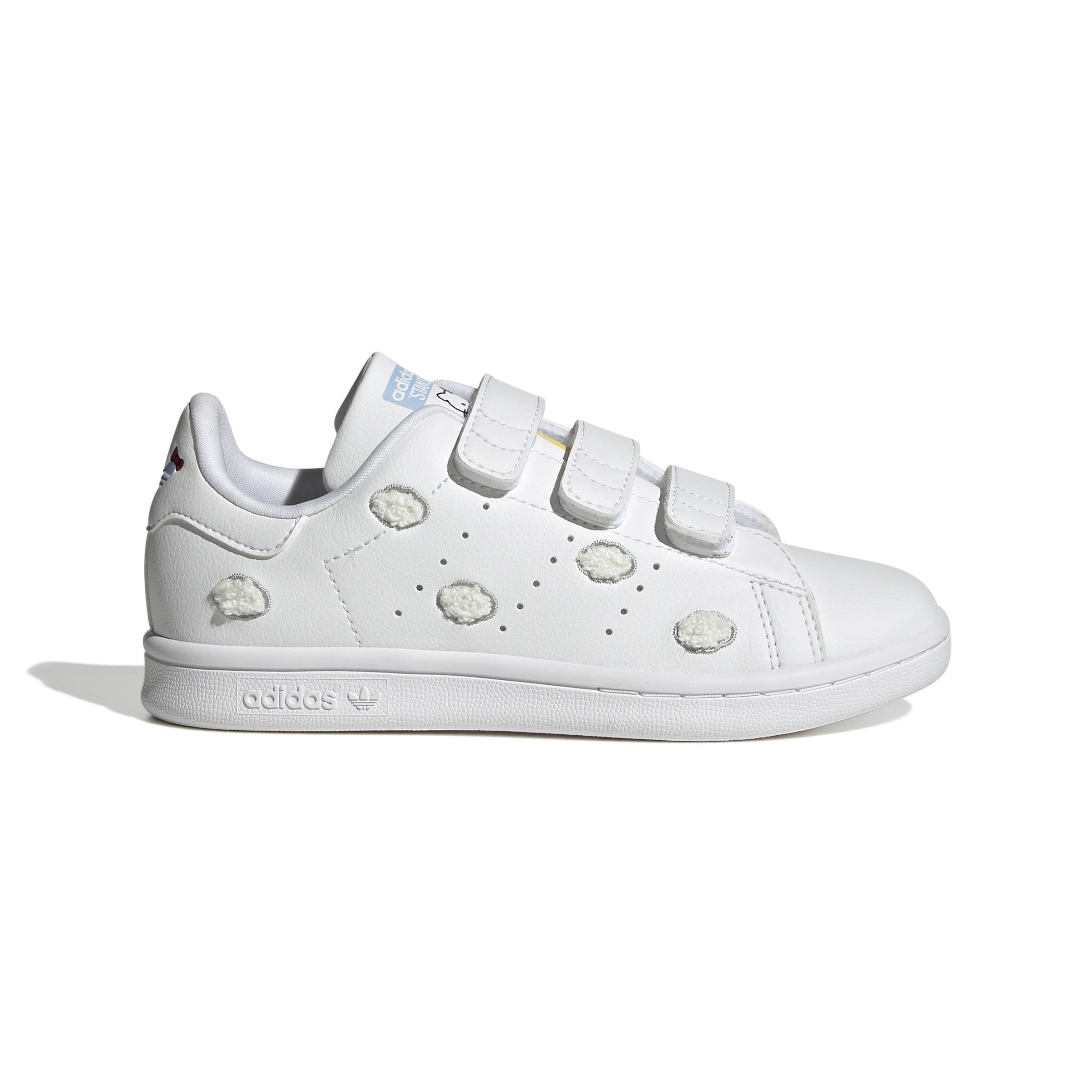 Kids Unisex Hello Kitty Stan Smith Comfort Closure Shoes, White, A701_ONE, large image number 0