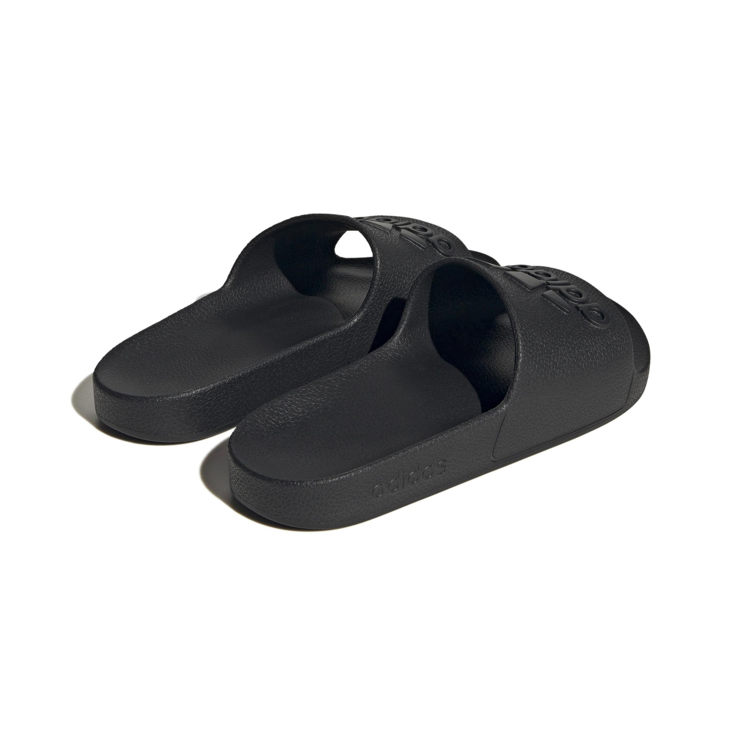 Unisex Adilette Aqua Slides, Black, , large image number 2