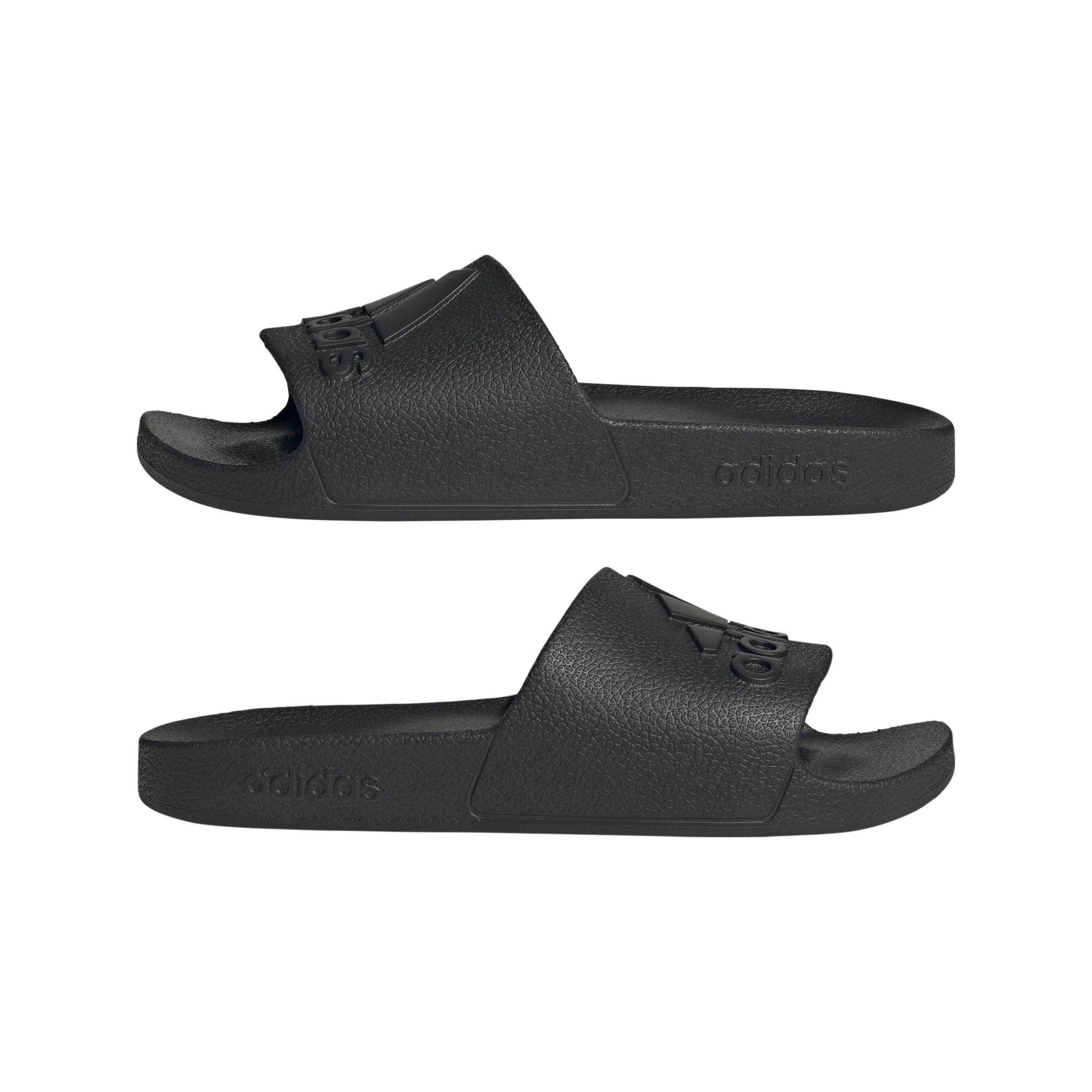 Unisex Adilette Aqua Slides, Black, , large image number 6