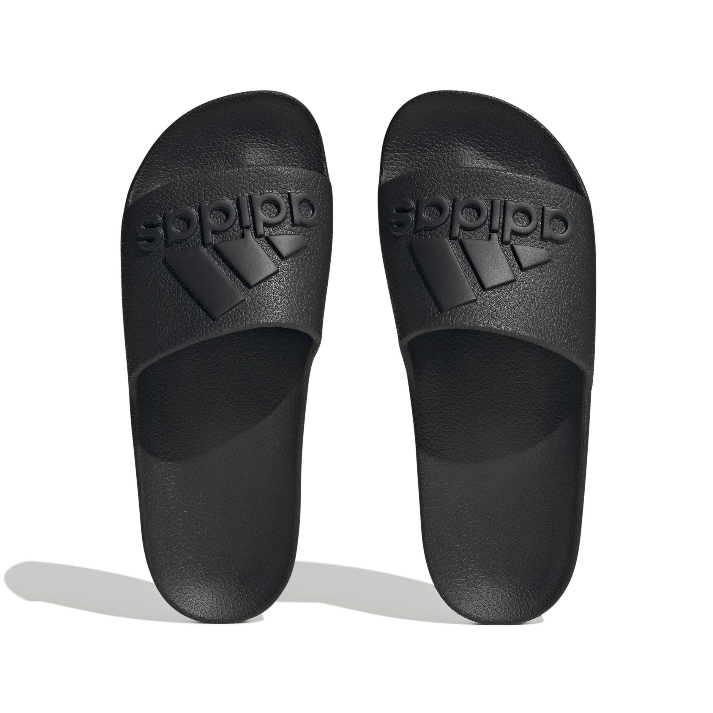 Unisex Adilette Aqua Slides, Black, , large image number 7