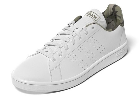 Men Advantage Base Shoes, White, A701_ONE, large image number 6