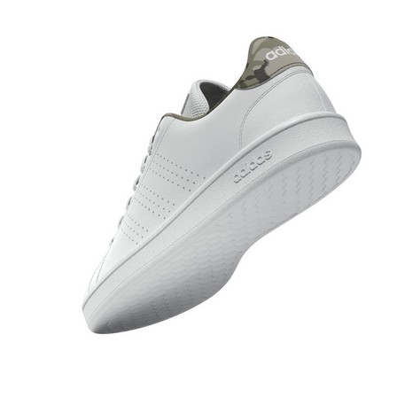 Men Advantage Base Shoes, White, A701_ONE, large image number 7