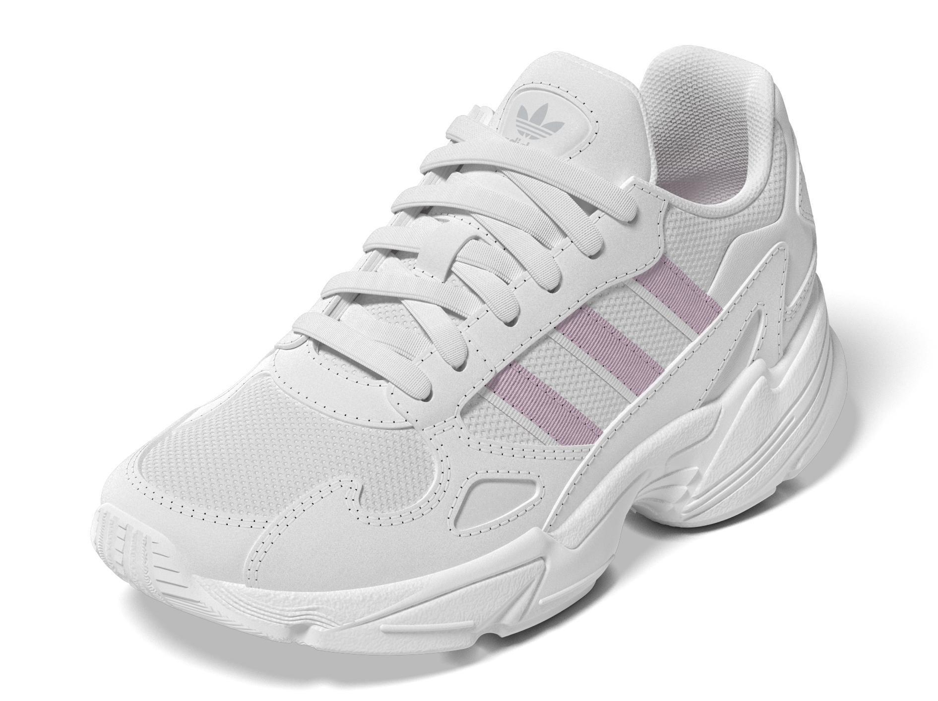 Unisex Falcon Elastic Lace Shoes, White, , large image number 6