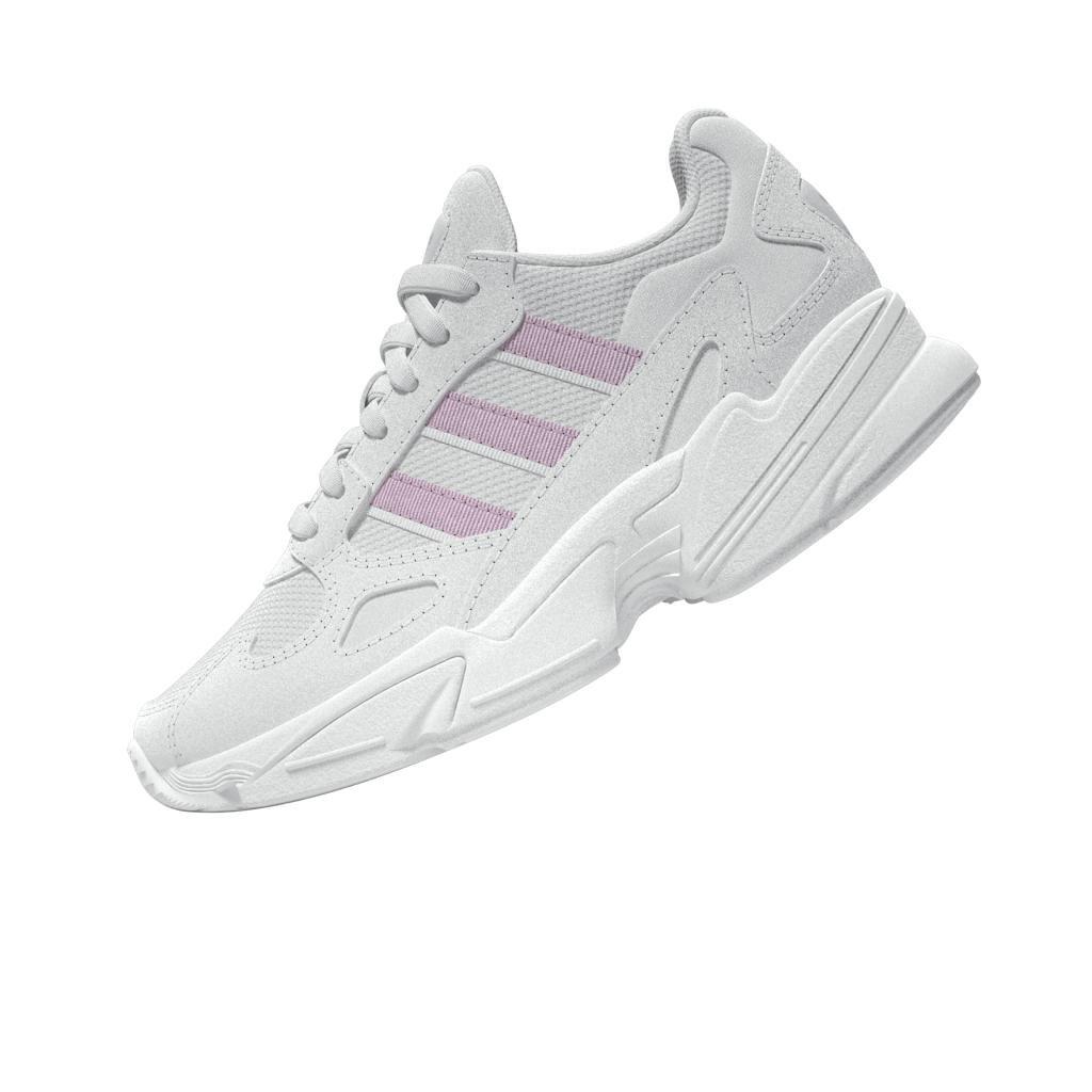 Unisex Falcon Elastic Lace Shoes, White, , large image number 11