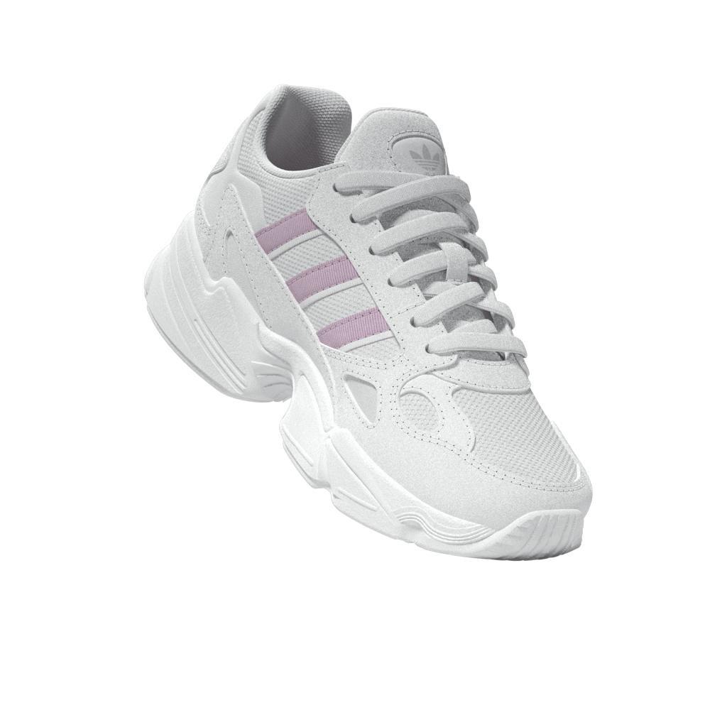 Unisex Falcon Elastic Lace Shoes, White, , large image number 13