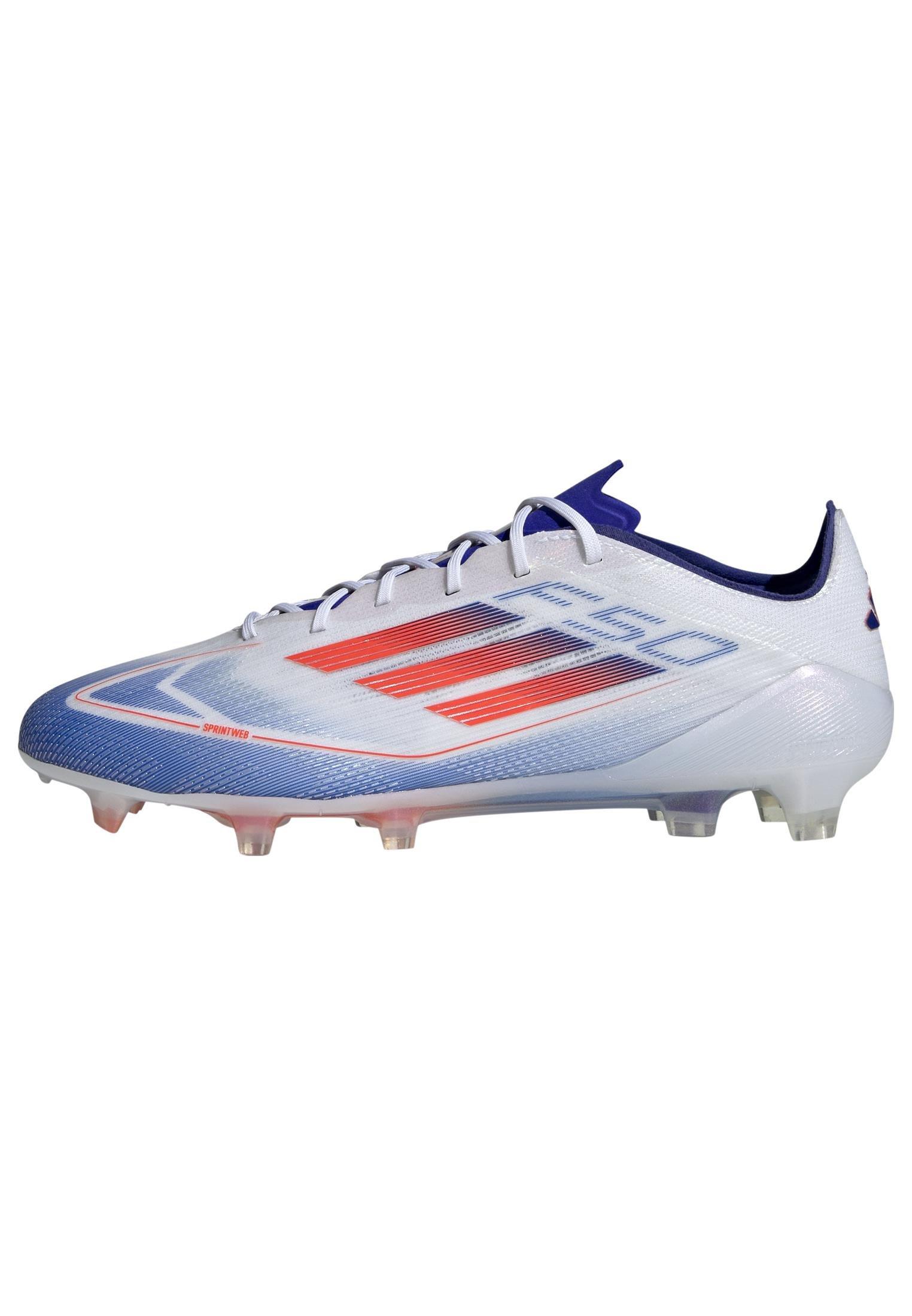 Unisex F50 Elite Firm Ground Boots, White, A701_ONE, large image number 6