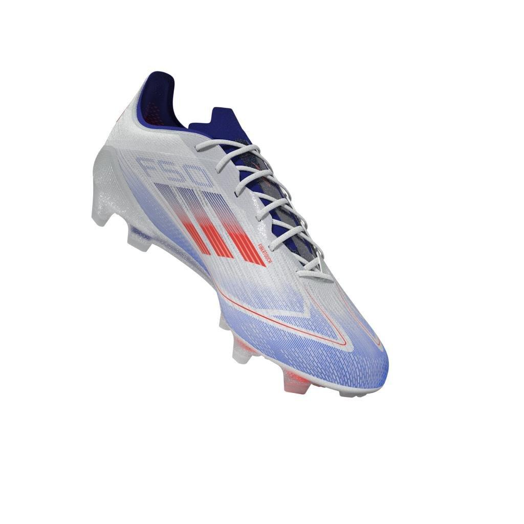 Unisex F50 Elite Firm Ground Boots, White, A701_ONE, large image number 9