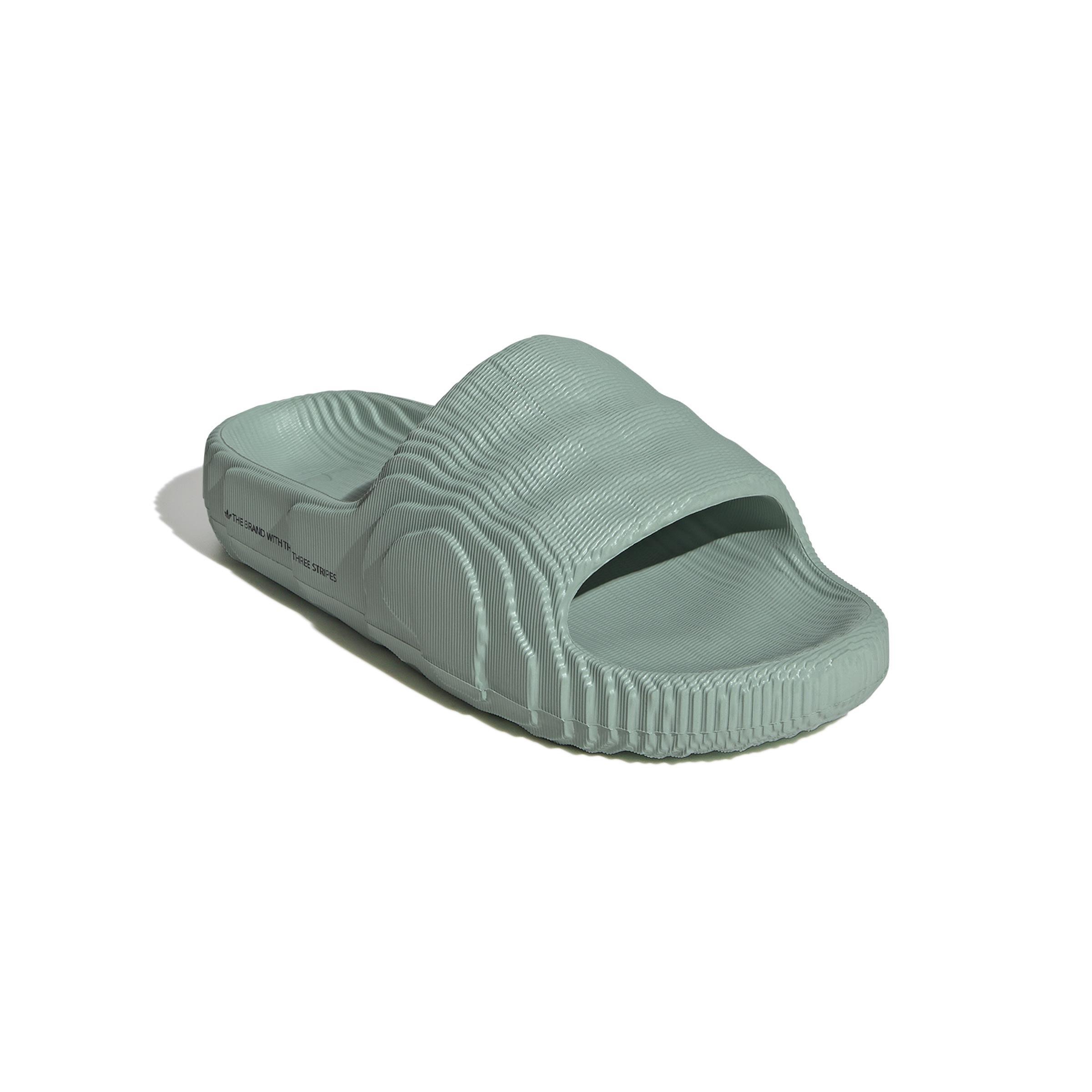 Adilette 22 Slides, Green, A701_ONE, large image number 1