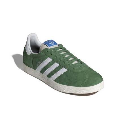Men Gazelle Shoes, Green, A701_ONE, large image number 1