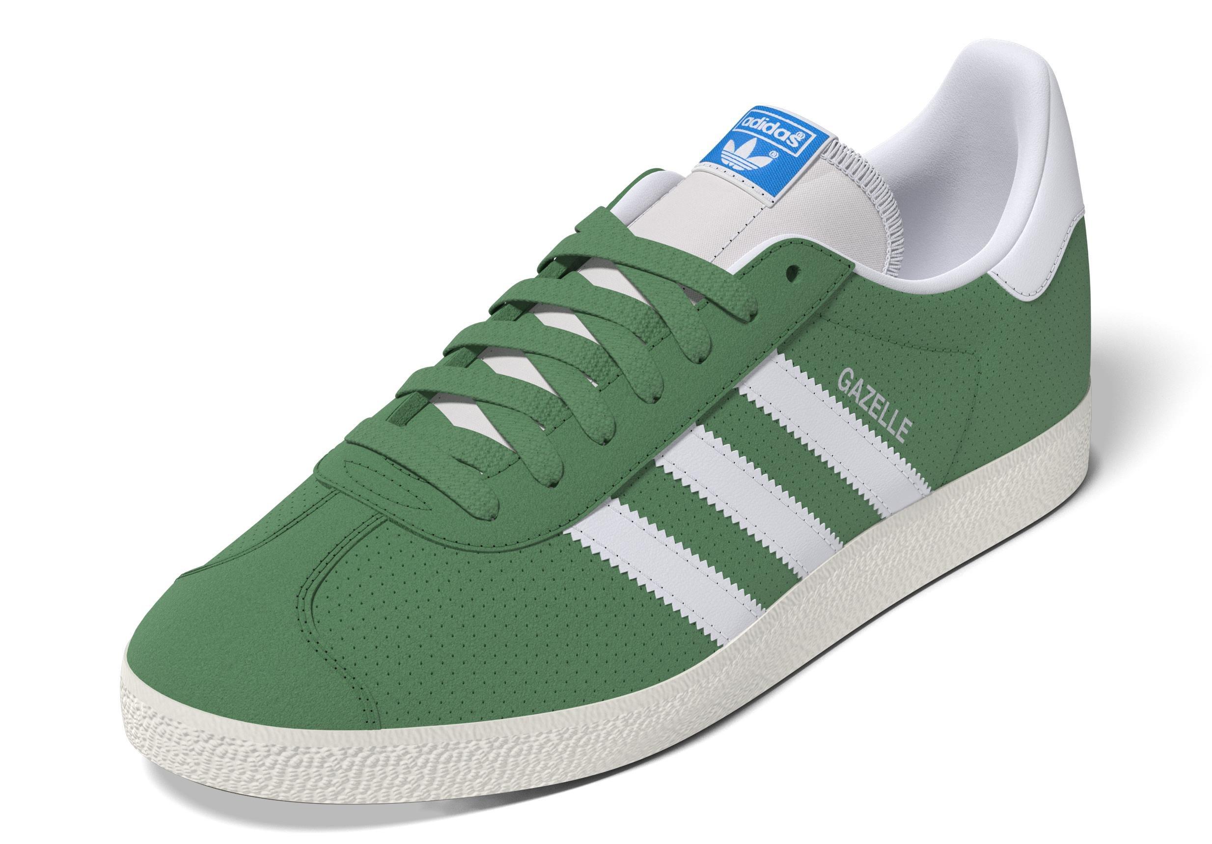 Men Gazelle Shoes, Green, A701_ONE, large image number 10