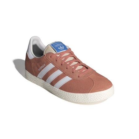 Kids Unisex Gazelle Shoes, Red, A701_ONE, large image number 1