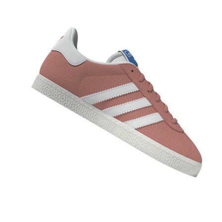Kids Unisex Gazelle Shoes, Red, A701_ONE, large image number 7