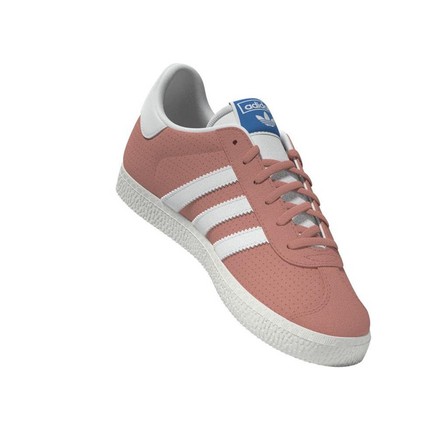 Kids Unisex Gazelle Shoes, Red, A701_ONE, large image number 8