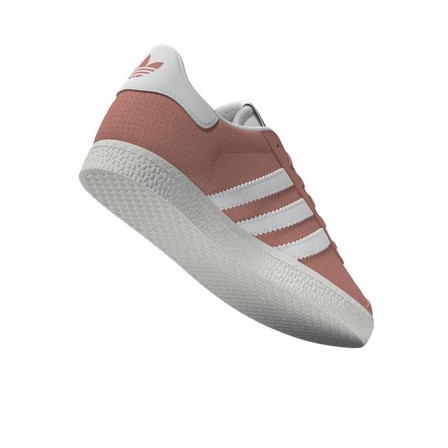 Kids Unisex Gazelle Shoes, Red, A701_ONE, large image number 10