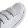 Unisex Kids Advantage Court Lifestyle Hook-And-Loop Shoes, White, A701_ONE, thumbnail image number 2