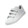 Unisex Kids Advantage Court Lifestyle Hook-And-Loop Shoes, White, A701_ONE, thumbnail image number 5