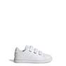 Unisex Kids Advantage Court Lifestyle Hook-And-Loop Shoes, White, A701_ONE, thumbnail image number 8