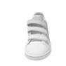 Unisex Kids Advantage Court Lifestyle Hook-And-Loop Shoes, White, A701_ONE, thumbnail image number 12