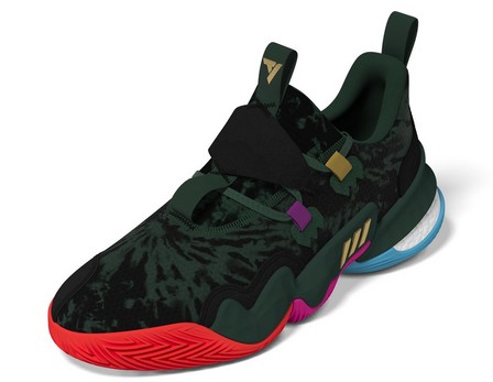 Unisex Trae Young 1 Shoes, Green, A701_ONE, large image number 6
