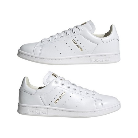 Female Stan Smith Lux Shoes, White, A701_ONE, large image number 10