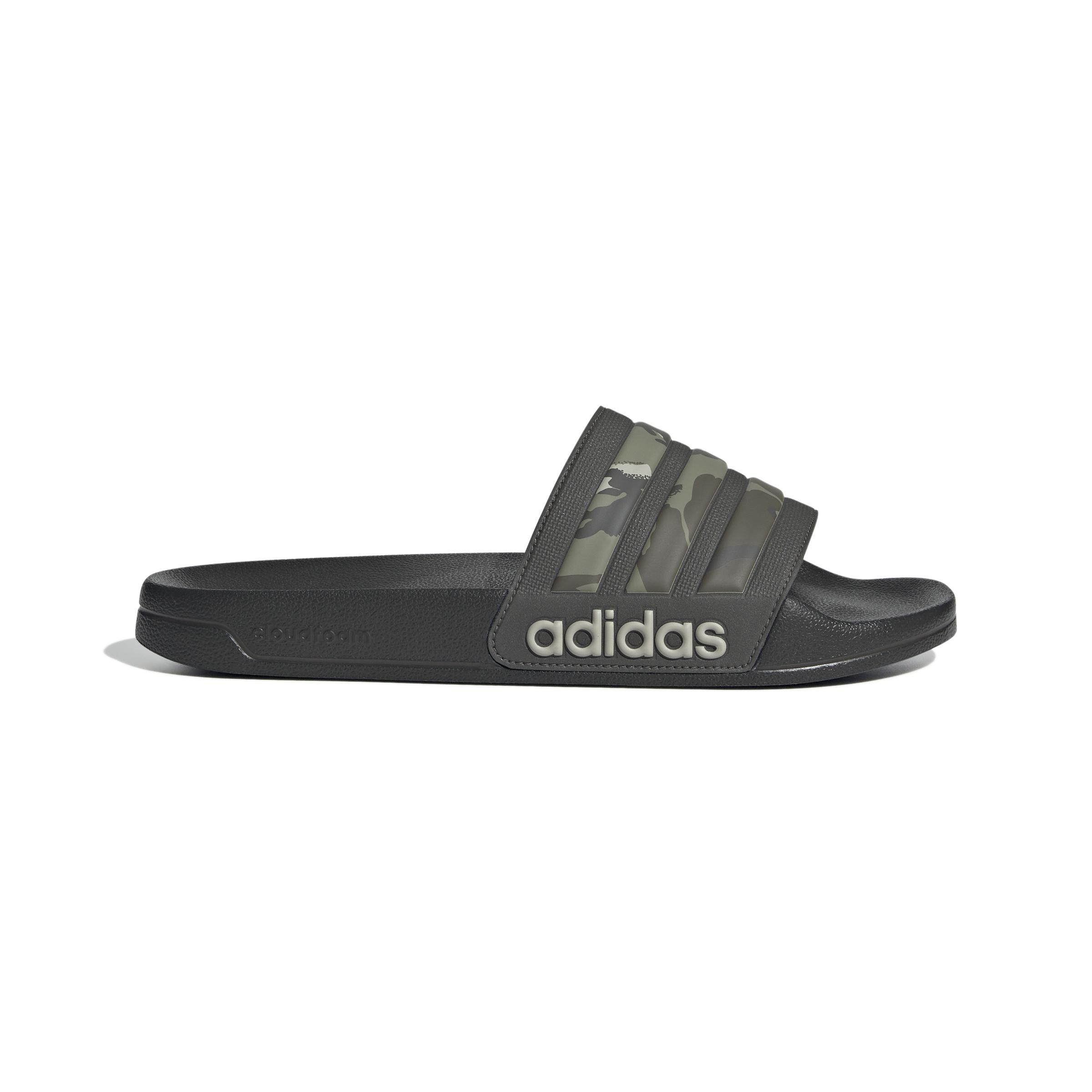 Unisex Adilette Shower Slides, Green, , large image number 0