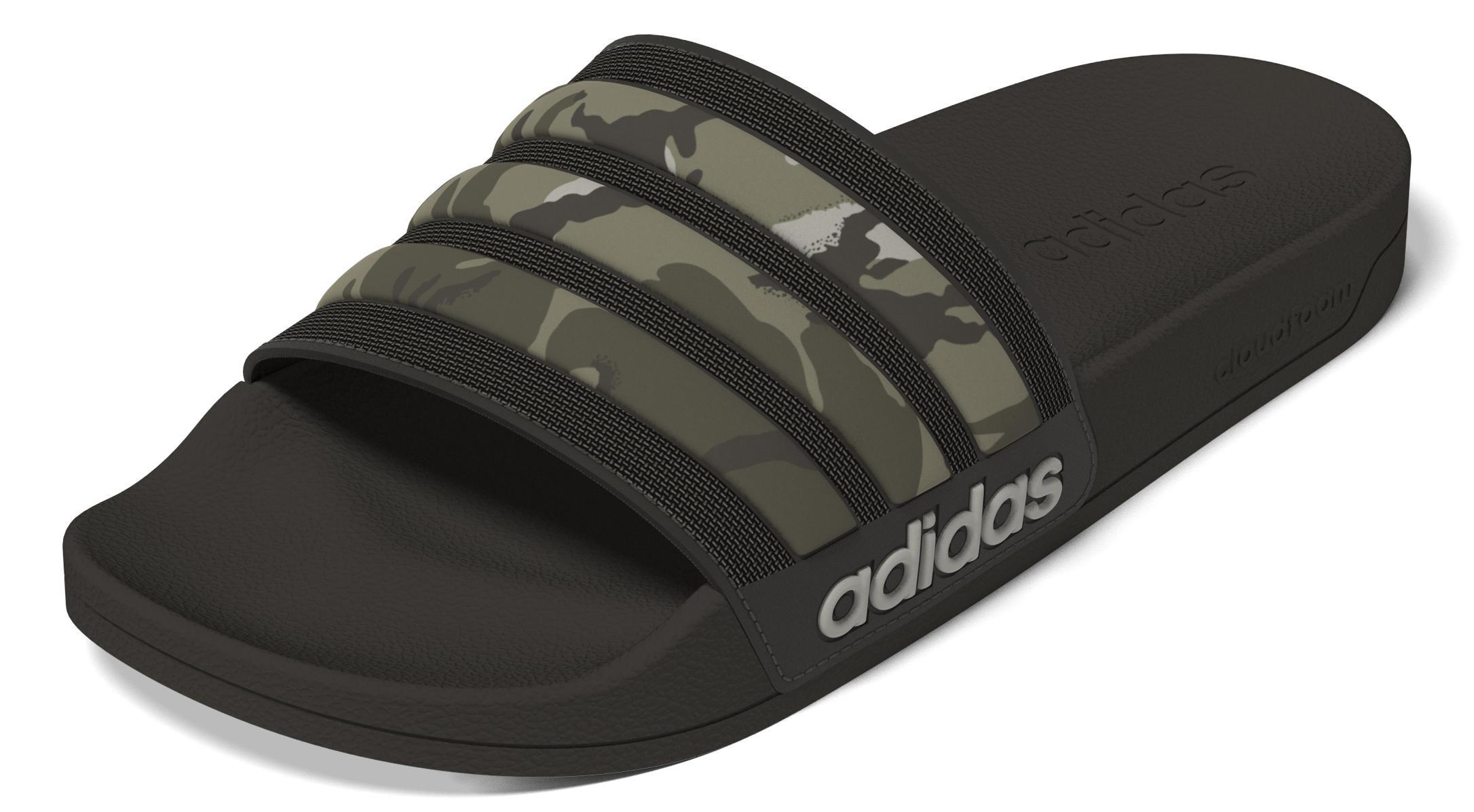Unisex Adilette Shower Slides, Green, , large image number 6