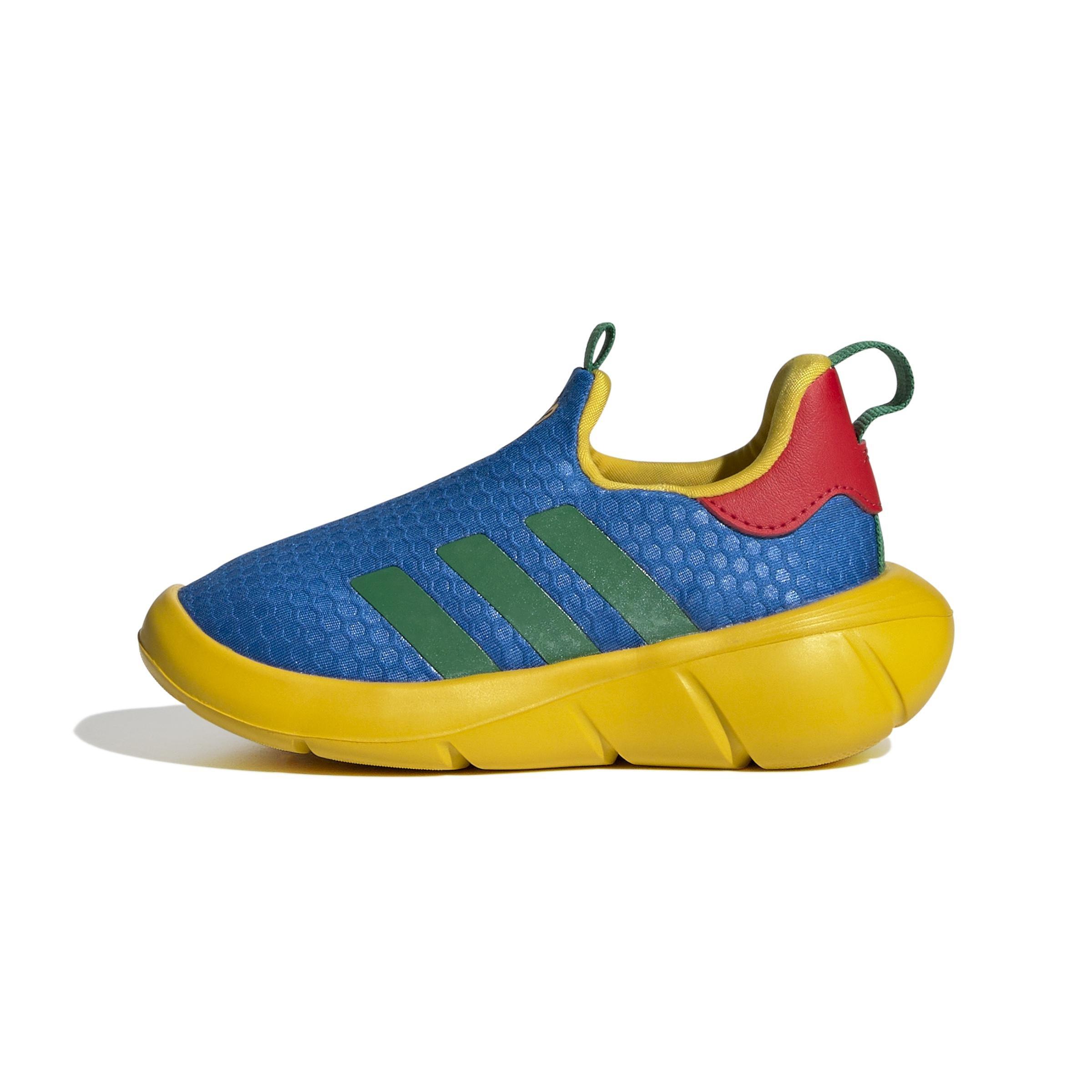 Unisex Kids Monofit Trainer Slip-On Shoes, Blue, A701_ONE, large image number 12
