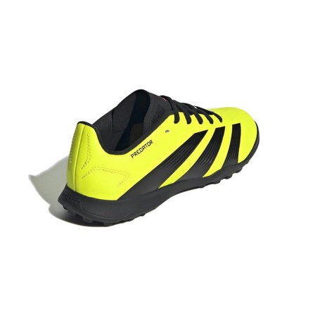 Kids Unisex Predator 24 League Turf Boots, Yellow, A701_ONE, large image number 2