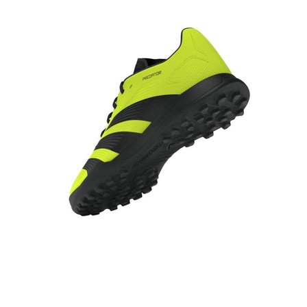 Kids Unisex Predator 24 League Turf Boots, Yellow, A701_ONE, large image number 6