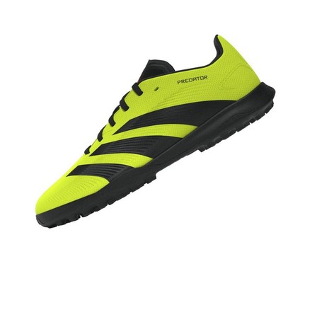 Kids Unisex Predator 24 League Turf Boots, Yellow, A701_ONE, large image number 10