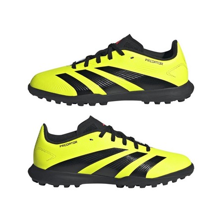 Kids Unisex Predator 24 League Turf Boots, Yellow, A701_ONE, large image number 13