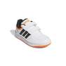 adidas - Unisex Kids Hoops Lifestyle Basketball Hook-And-Loop Shoes, White